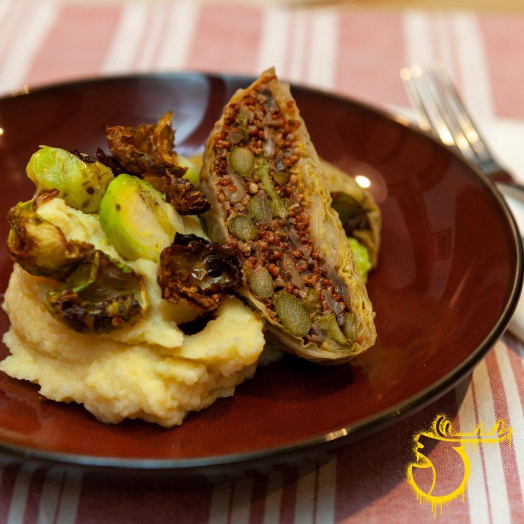 Fotografie Veganuary Goldener Engel