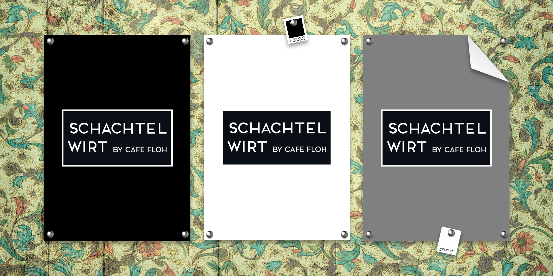 Logoentwicklung Schachtelwirt by Cafe Floh